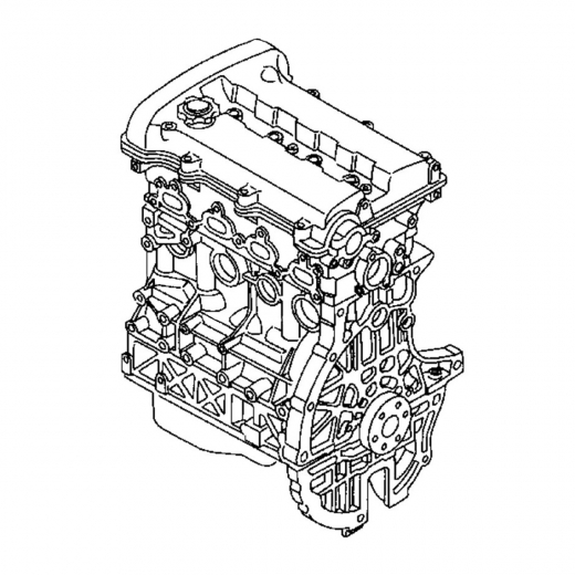 Двигатель контрактный Mazda 1,5L B5-ZE