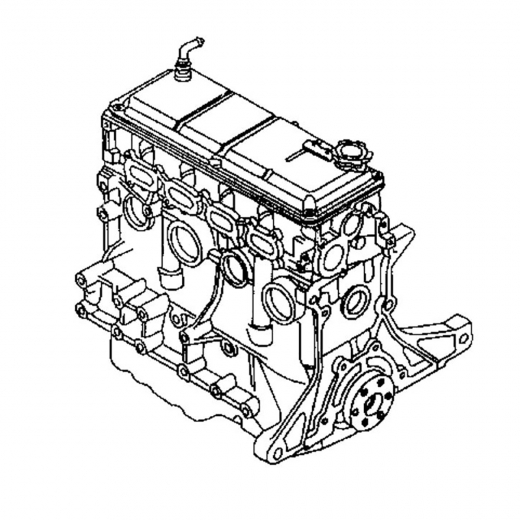Двигатель контрактный Mazda 1,3L B3-ME '96-'99