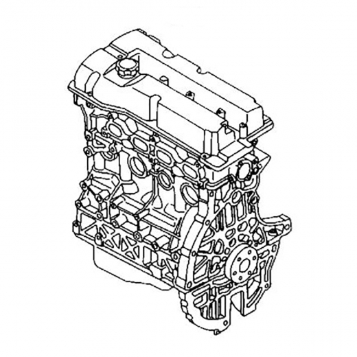 Двигатель контрактный Mazda/ Ford 1,5L ZL-DE