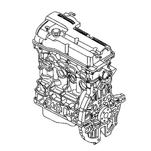 Двигатель контрактный Mazda/ Ford 1,5L ZL-VE S-VT