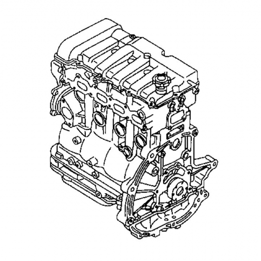 Двигатель контрактный Mazda 2,0L FS-DE '97-'99, катушечный