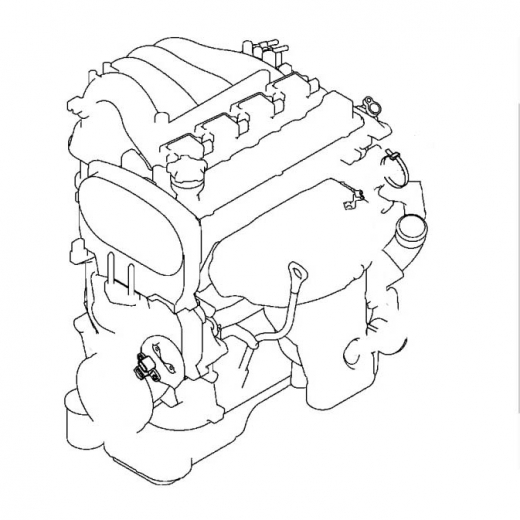 Двигатель контрактный Mitsubishi 1,8L 4G93-T GDI (MR578557)