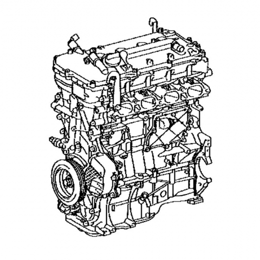 Двигатель контрактный Lexus/ Toyota 1,8L 2ZR-FXE VVT-i