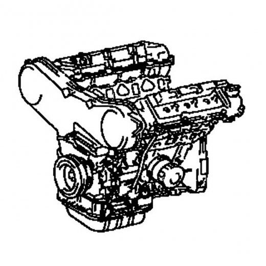 Двигатель контрактный Lexus/ Toyota 3,0L 1MZ-FE VVT-i '97-'08, 2WD