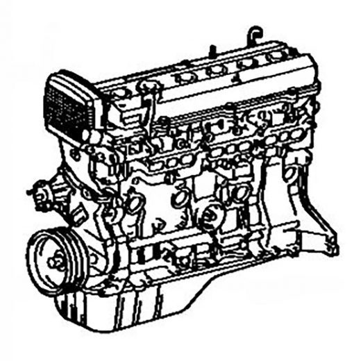 Двигатель контрактный Lexus/ Toyota 2,0L 1G-FE VVT-i Beams '98-'05