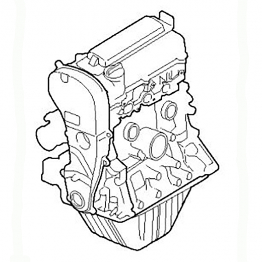 Двигатель контрактный Daihatsu/ Toyota 1,0L EJ-DE