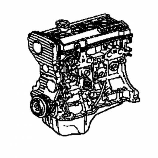 Двигатель контрактный Toyota Nadia/ Vista/ Ardeo 2,0L 3S-FSE (тнвд 23100-74041)