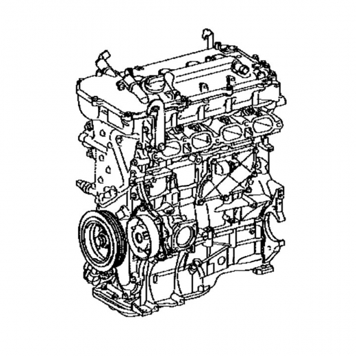 Двигатель контрактный Toyota 1,6L 1ZR-FAE VVT-i