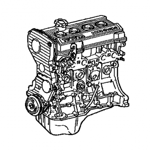 Двигатель контрактный Toyota 2,2L 5S-FE '91-'96, трамблерный