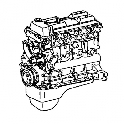 Двигатель контрактный Toyota 2,7L 3RZ-FE '95-'02, трамблерный