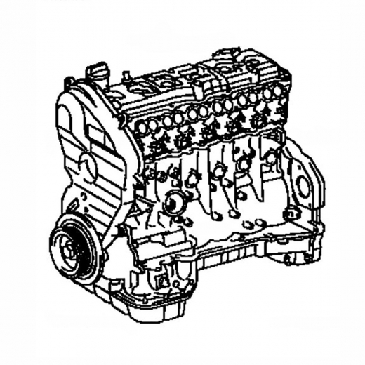 Двигатель контрактный Toyota 2,5L 1JZ-FSE (без форсунок), 4WD