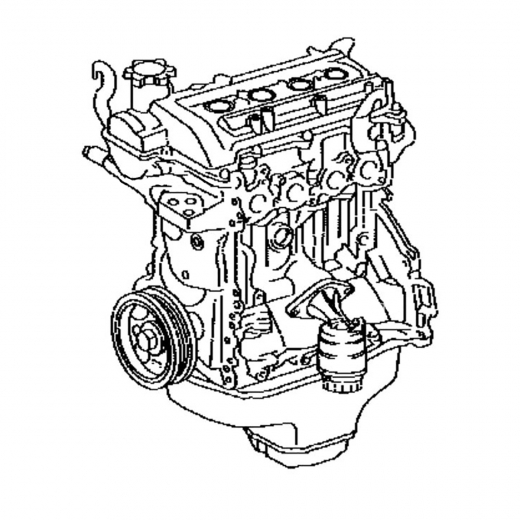 Двигатель контрактный Toyota 1,5L 3SZ-VE VVT-i