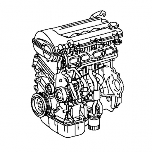 Двигатель контрактный Toyota 1,8L 2ZZ-GE VVTL-i
