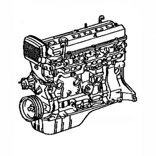 Двигатель контрактный Toyota 2,0L 1G-FE '92-'98