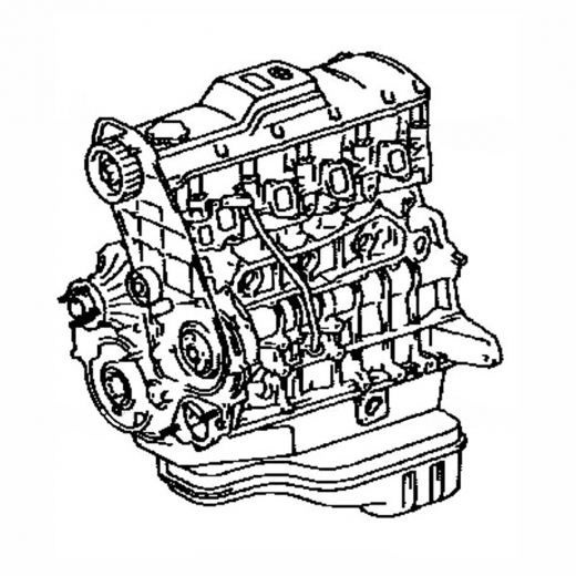 Двигатель контрактный Toyota 3,0L 1KD-FTV