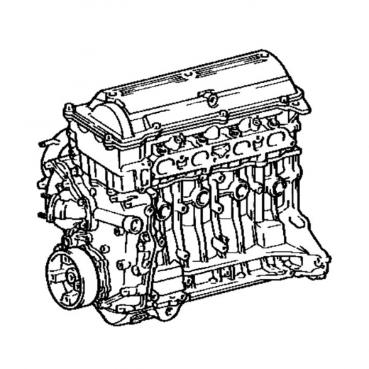 Двигатель контрактный Toyota 2,4L 2TZ-FE