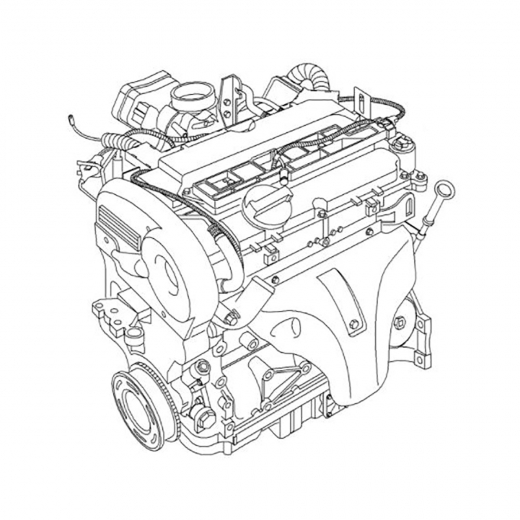 Двигатель контрактный Opel/ Chevrolet/ Subaru 1,8L Z18XE