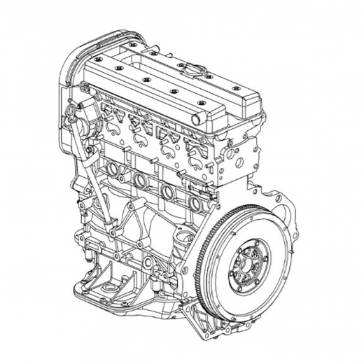 Двигатель контрактный Opel 2,0L Z20LET