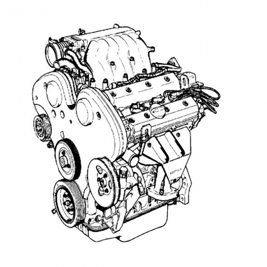 Двигатель контрактный Opel 2,5L X25XE