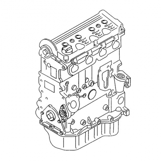 Двигатель контрактный Volkswagen/ Skoda/ Audi 1,8L AGN