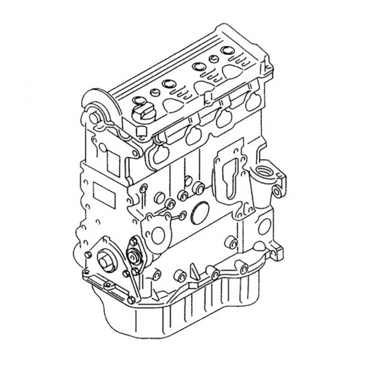 Двигатель контрактный Volkswagen/ Audi 1,8L ADR