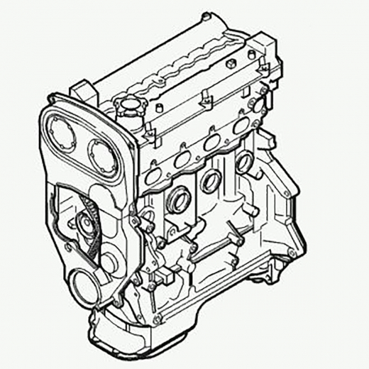 Двигатель контрактный Volvo 1,8L B4184S