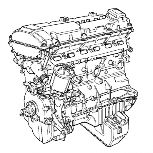 Двигатель контрактный Bmw 2,0L M50B20-206S2 VANOS