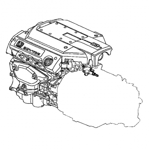Двигатель контрактный Honda 3,0L J30A VTEC '99-'03, катушечный