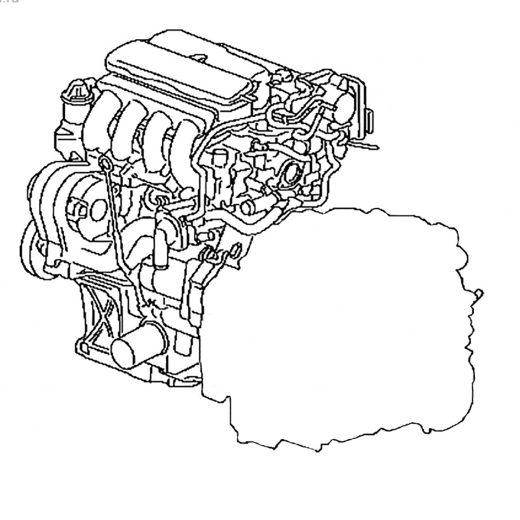 Двигатель контрактный Honda 1,3L L13A i-VTEC