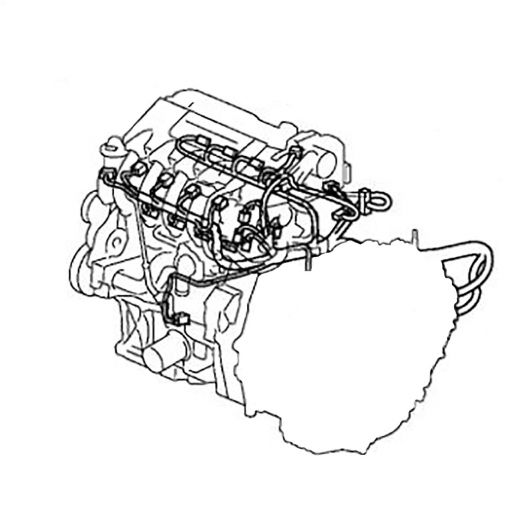 Двигатель контрактный Honda 1,3L LDA-MF6 i-VTEC