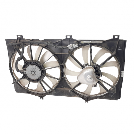 Вентилятор радиатора Toyota Camry '06-'11 (2AZ-FE) цельный 2 вентилятора контрактный