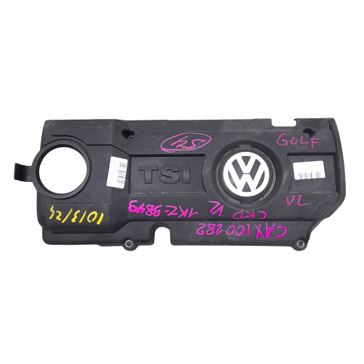 Крышка двигателя декоративная Volkswagen Golf Plus '05-'14/ Golf V '03-'13/ Golf VI '08-'12/ Jetta '05-'10/ Jetta '10-'19/ Passat '05-'10/ Passat '10-'15/ Tiguan '08-'17 (CAXA) Контрактный