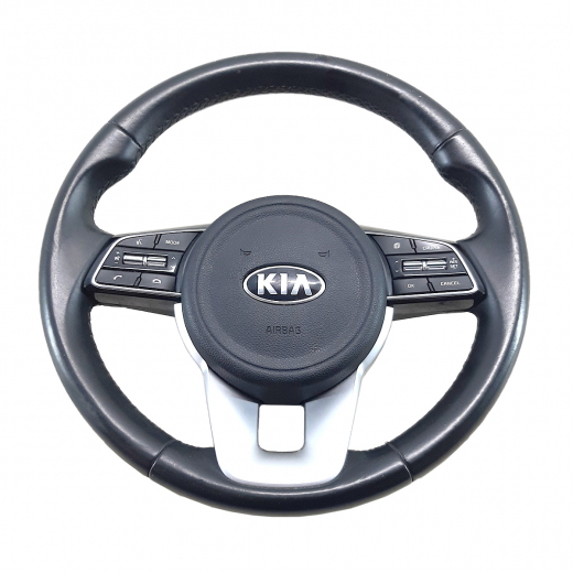 Руль Kia Sportage '16-'22 Airbag (3 луча, кожа, кнопки) Контрактный