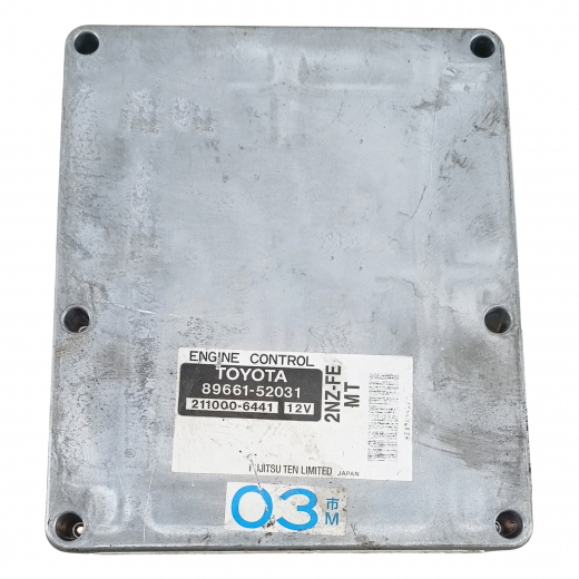 Компьютер двигателя Toyota Vitz/ Yaris '08-'02 (2NZ-FE) 2WD MT контрактный 89661-52031