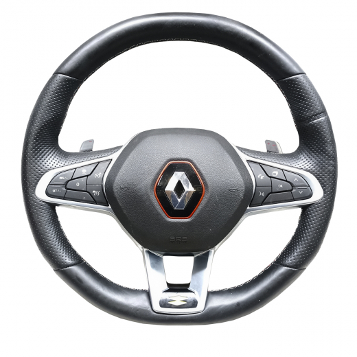 Руль Renault Arkana '18-'25 Airbag (3 луча, кожа, кнопки) Контрактный