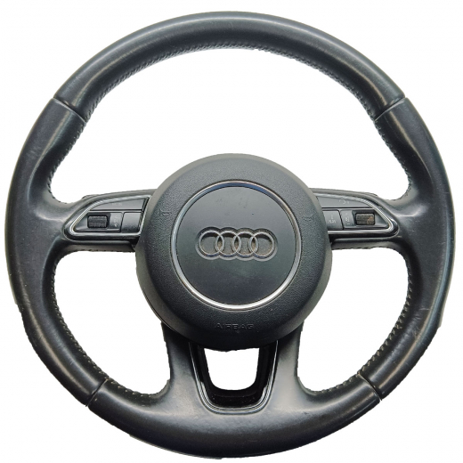 Руль Audi Q5 '08-'17 Airbag (3 луча, кожа, кнопки кпп) Контрактный