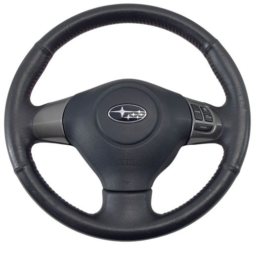 Руль Subaru Exiga '08-'10/ Impreza '07-'11 Airbag (3 луча, кожа, круиз) Контрактный