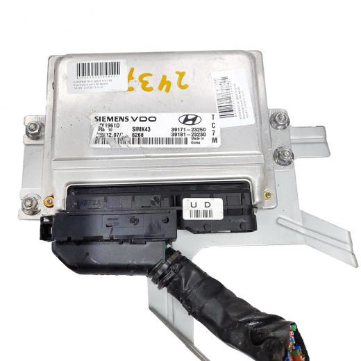 Компьютер двигателя Hyundai Tucson '04-'10 (G4GC) 2WD MT контрактный 39181-23230
