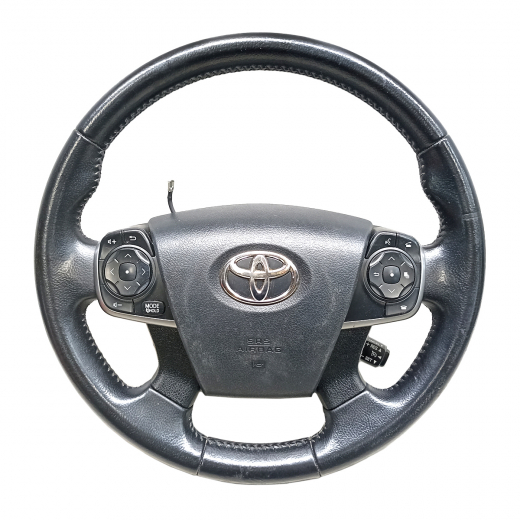 Руль Toyota Camry '11-'18 Airbag (4 луча, кожа, кнопки) Контрактный