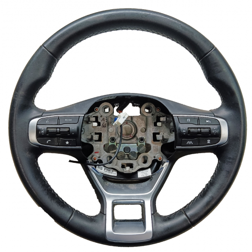 Руль Kia Sportage '21-'25 Airbag (3 луча, кожа, кнопки) Контрактный