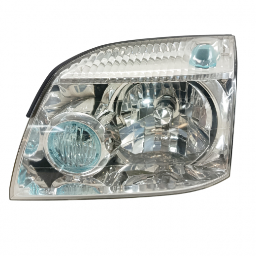 Фара Nissan X-Trail '05-'07 левая ксенон хром, синий габарит (16-70) контрактная