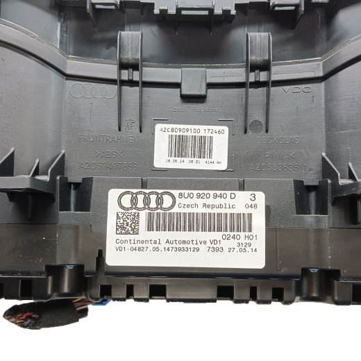 Табло приборов Audi Q3 '11-'15 (CCZC) DSG контрактное 8U0920940D