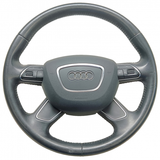 Руль Audi Q3 '11-'19 Airbag (4 луча, кожа, кнопки) Контрактный