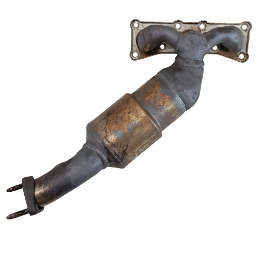 Коллектор выпускной BMW X1 '09-'15 (N52B30A) задний (в сборе с катализатором) контрактный