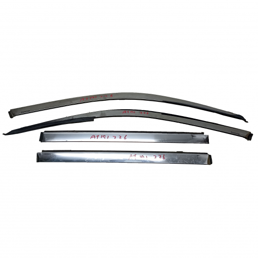 Ветровик Toyota Caldina '92-'02 (комплект) узкий, хром Контрактный