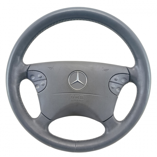 Руль Mercedes-Benz E '95-'03 Airbag (4 луча, кожа, кнопки) Контрактный