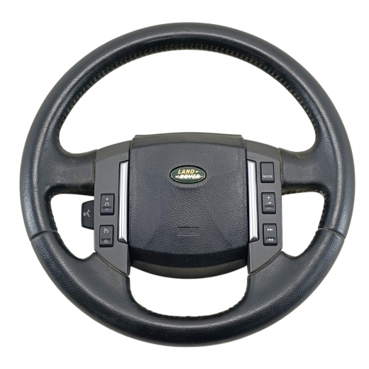 Руль Land Rover Discovery '04-'09 Airbag (4 луча, кожа, кнопки) Контрактный