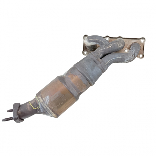 Коллектор выпускной BMW X5 '07-'13 (N52B30AF) задний (в сборе с катализатором) контрактный