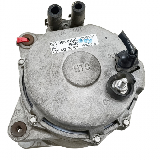 Генератор двигателя Volkswagen Touareg '02-'10/ Audi Q7 '06-'15 (BHK) с водяным охлаждением контрактный