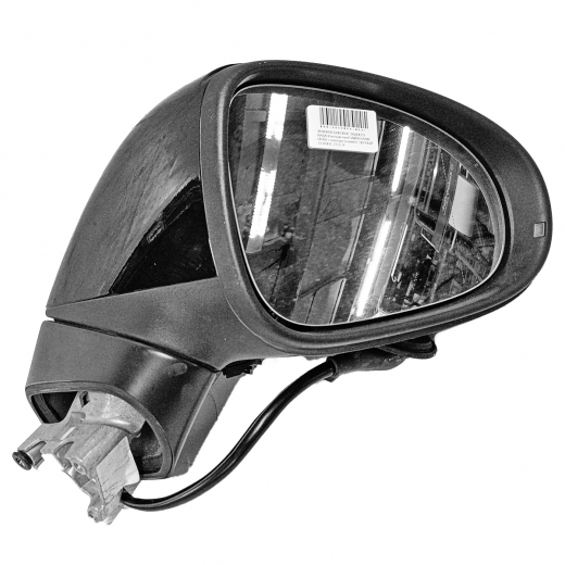Зеркало Volkswagen Touareg '14-'18 правое c повторителем контрактное 